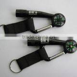 Led Carabiner Torch With Compass and Ribbon thumbnail-1