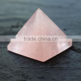 Wholesale Beautiful Natural Healing Rose Crystal Pyramid