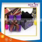 Wholesale High Quality Hot Sale Fashion Design Purple Square Paper Watch Packaging Box