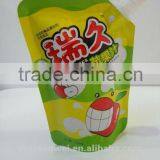 Lamination PET/VMPET/PE Printing Laminated Reusable Snack Bag With Spout