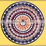 Inlay Marble Flooring Medallion , Home Decorations Tiles