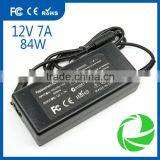 12V 7A 84W ac dc Power Adapter 5.5*2.5mm Lcd Power Adapter Cctv Power Supply