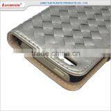 Card Holder Woven Patttern Leather Flip Case for Huawei Ascend G700 g7 G620/C8817L G6/P6 MINI thumbnail-4