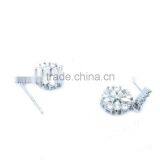 925 Silver Jewelry,Crystal Wedding Earring,Silver Earrings Design For Girls thumbnail-2