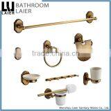 Hotel Style Made In China ZInc Alloy Antique Bronze Wall-Mounted Bathroom Accessories Set thumbnail-1