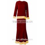 OEM Service China Factory Custom Made Wholesale Summer Women Abaya Arabic Dress thumbnail-5