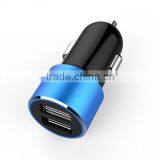 Colorful Mini Car Charger USB 2 Port Cigarette 2.1A Chargers Micro Dual USB Adapter for Iphone Mobile thumbnail-3
