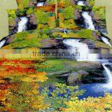 2014 3d New Scenery Design, Reactive Printed 100% Cotton Comforter Wholesale 4pcs Bedding Set
