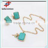 No.1 Yiwu & Ningbo Exporting Commission Agent Wanted Unique Design Chain Fancy Custome Necklace Sets Jewelry Set thumbnail-2