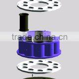 GZ-3 3m3/h Dry Mix Concrete Gunite Shotcrete Spraying Machine for Swimming Pool Pond thumbnail-5