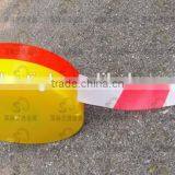 Reflective Plastic Warning Tape Red and White Strip thumbnail-1