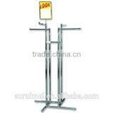 Adjustable Chrome 4 Way Clothing Display Rack thumbnail-1