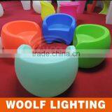 Modern Hotel Nightclub Bar Illuminated LED Sofa thumbnail-5