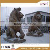 High Quality Granite Lion Animals Carving Stone thumbnail-1