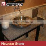 Newstar Quartz Stone One Piece Bathroom Sink and Countertop thumbnail-2