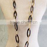 High Quality Best Selling Real Buffalo Horn Beautiful Chain Necklace From Vietnam thumbnail-1
