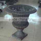 Hot Sale Cast Iron Metal Garden Flower Pot Urn Planter thumbnail-3