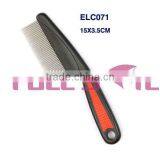 Dog & Cat Grooming Tools Plastic Handle Metal Hair Lice Comb thumbnail-1