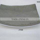 Square Shaped Cast Aluminium Enamel Bowl With Food Safe Enamel