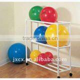 S6218 Steel 2 Tier Therapy Ball Storage Rack thumbnail-1