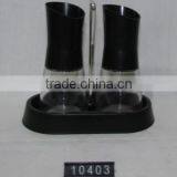 2 Pieces Salt Pepper Grinder Manual With Metal Stand thumbnail-3