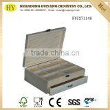 Wooden Compartment Box With Drawer for Jewelry Storage Box thumbnail-1