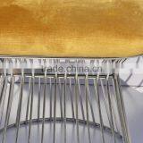 OEM Metal Chair Frames Hot Sale Beauty Dining Room Metal Wire Chair thumbnail-4