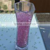 Noble Factory Outlet Pink Transparent Glass Vases thumbnail-1