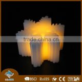 Tea light outdoor led candle for cemetery