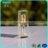KM-CP02 Hot Sale Pop Acrylic Sand Timer Hourglass thumbnail-1