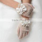 Royal Style Luury Flower Girls Party Gloves Waist Flowers Bow Decoration Childrens Little Girl Princess Manner Vintage Gloves thumbnail-1