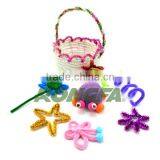 9mm x 50cm Children Educational Toys Glitter Chenille Stems thumbnail-6