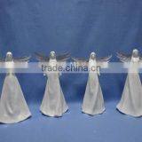 White Angel Decorations Porcelain Holiday Decorations thumbnail-2