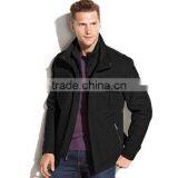 Wool-Blend Knit Bib Coat/Jacket