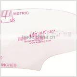 Kearing 55cm & 20'' PVC Vary Form Curves ( Sandwich Line) / Garment Curve Ruler # 6301 thumbnail-4
