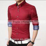 Fashion Cotton Slim Fit Custom Men Shirt (201501) thumbnail-5