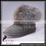 CX-A-34 Wholesale Women Fashion Fox Fur Slap on Real Fur Trim For Shoes thumbnail-2