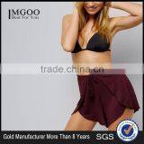 Hot Sale Summer Bra Pajamas Set Tassel Tie Shorts Layer With Bikini Draped Design Casual Fit Pants Sexy Nightwear thumbnail-1