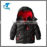 Association Little Boys' Poly-Fill Bubble Jacket With Hood