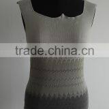 Fashion Ladies Fancy Knit Sweater Vest thumbnail-1