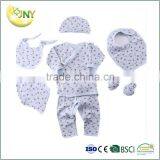 2017Summer Newborn Short Sleeve 100%cotton Baby Gift Set Clothes thumbnail-2