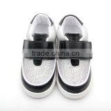 Kids Shoes Silver Glitter Style Rubber Gum Sole Shoes thumbnail-6