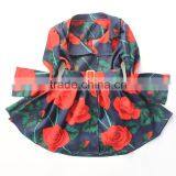 ShiJ 2016 New Design Rose Print Long Girls Kid Jacket thumbnail-2