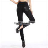 EY0055L 2015 New Autumn and Winter Leather Women PU High Waist High Elastic Leggings thumbnail-3