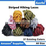 Blue & White Climbing Skating Fireman Boot Shoelaces - Zip-Lock Polybag Packaging - Custom Extra Long Boot Hiking Laces thumbnail-4