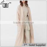 2018 Winter New Style Back Slit Decorative Trim Patch Pockets Oversize Wool Coat thumbnail-5