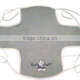 100% Cotton Towel Terry Baby Chin Bibs (White & Embroidery Designs) thumbnail-3