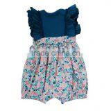 New Designs Baby 0-3T Cotton Ruffle Romper Kids Boutique Lovely Summer Romper thumbnail-3