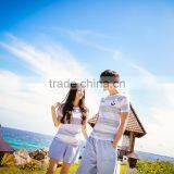 The New Summer 2016 Han Edition of Short Sleeve Shorts Knitted Cotton Lovers Pajamas Casual Leisurewear Suit Women Short thumbnail-5