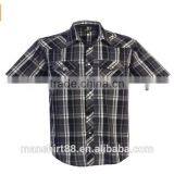 2016 New Wholesale Long Sleeve Snap Custom Mens Casual Dress Shirts thumbnail-1